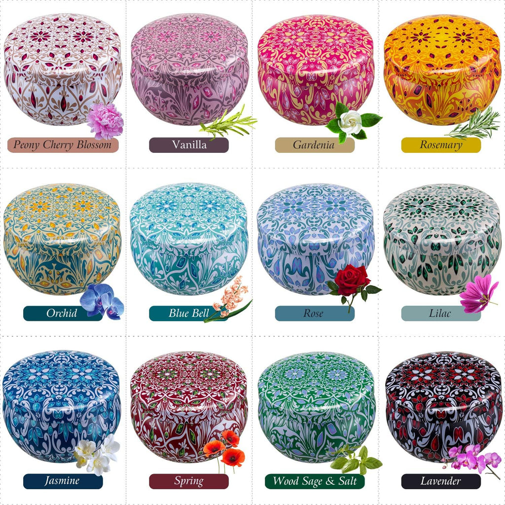 Soy Wax Wax Scented Candle — Set of 12 - View 2