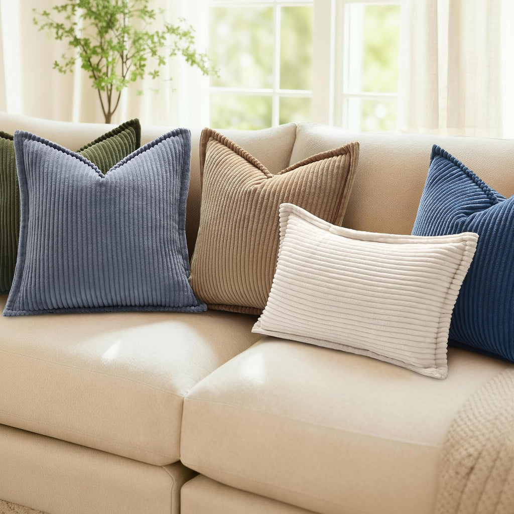 Boho Beige Throw Pillow Cover — 18" - View 2