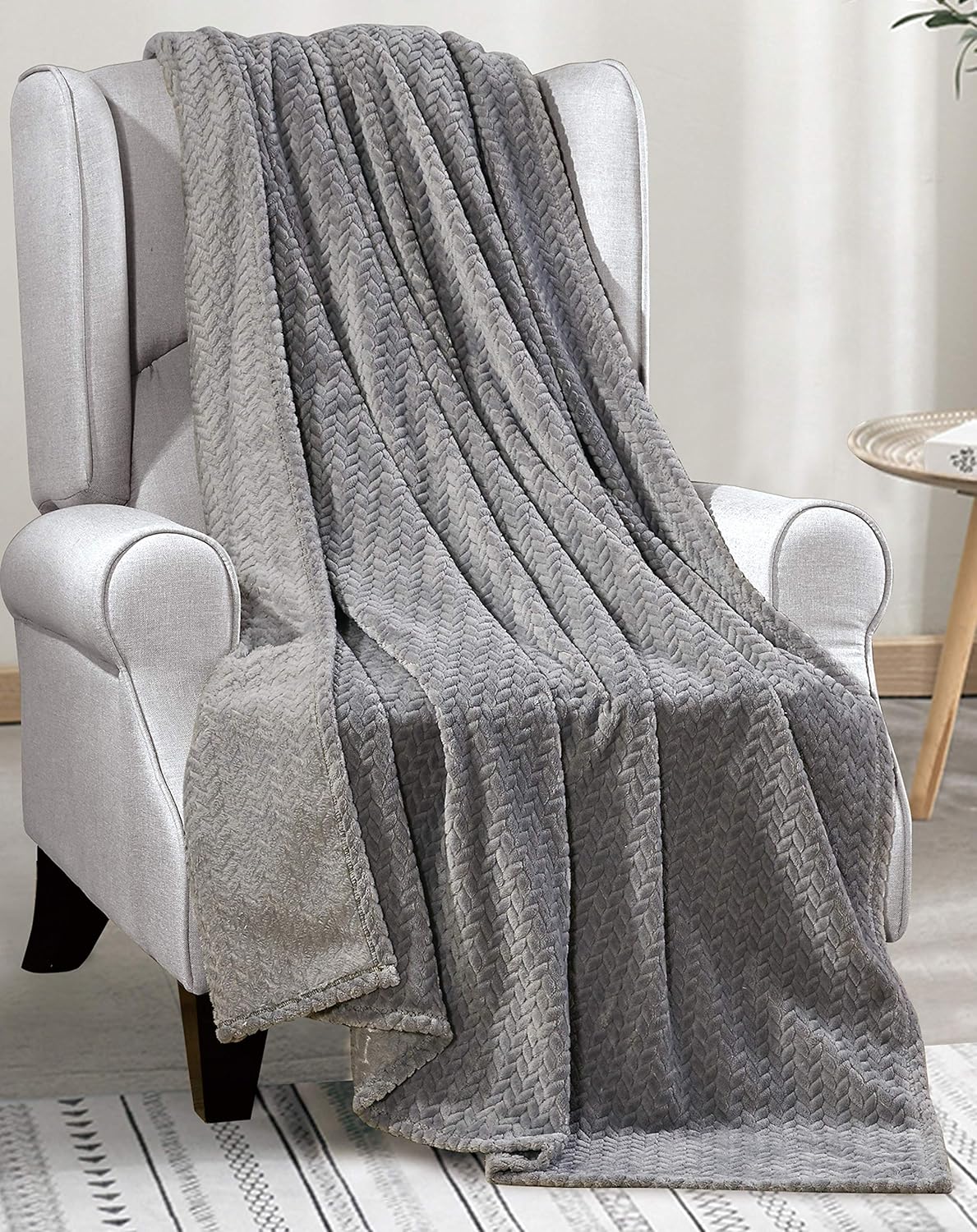 Beige Throw Pillow — 60" — 50 x 60