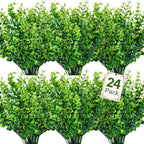 Farmhouse Wood Artificial Plant — 24 Pcs