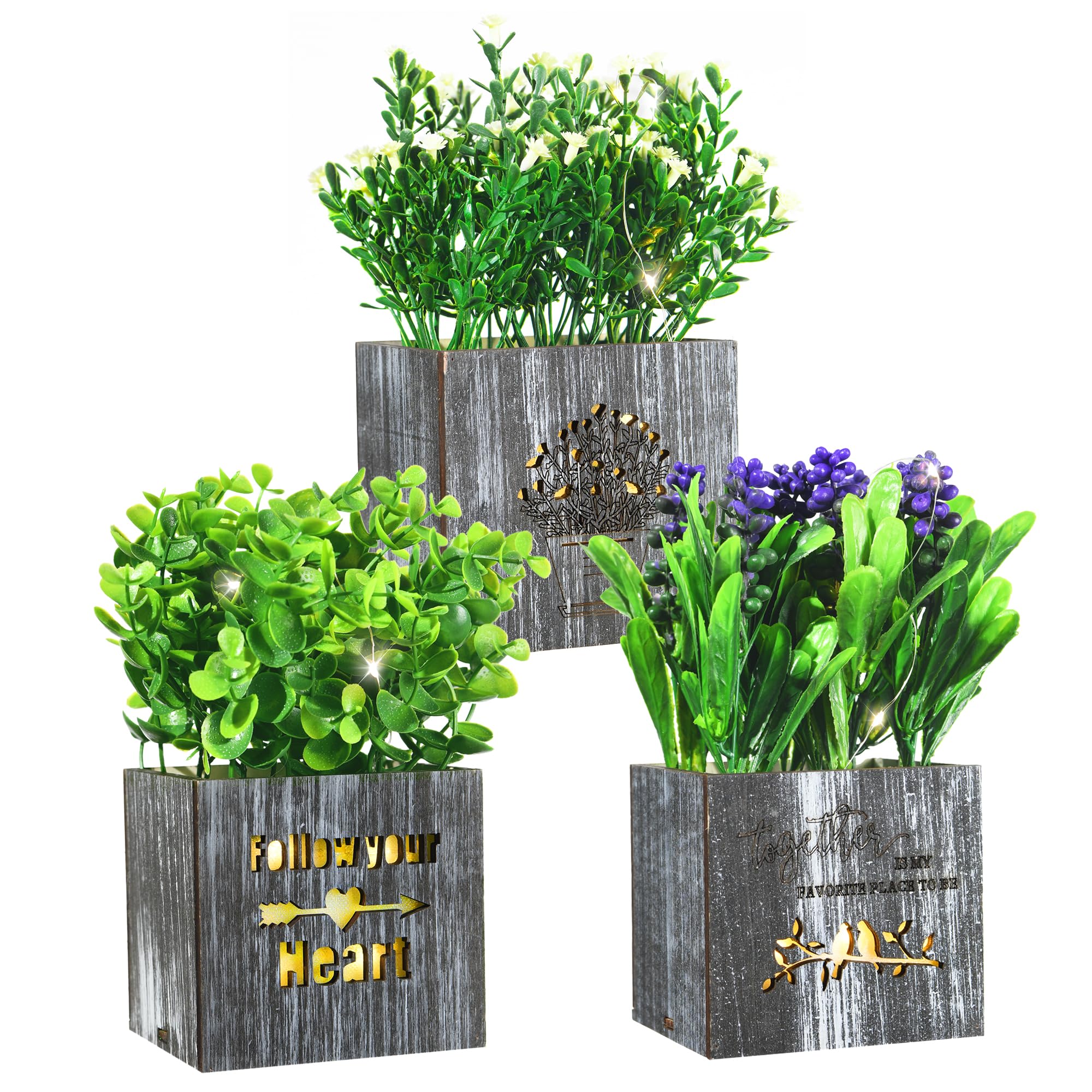Purple Artificial Plant