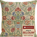 Boho Beige Throw Pillow Cover — 16x16 — Single-stem