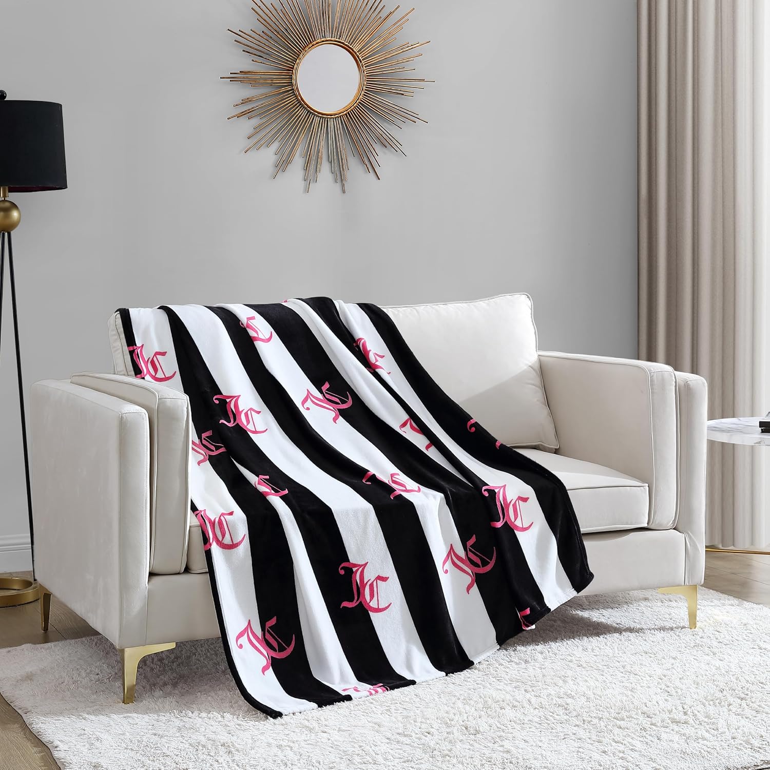 Black Throw Pillow — 50" — Black