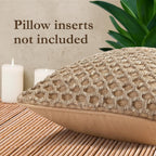 Boho Beige Pillow Cover — 20" - View 2