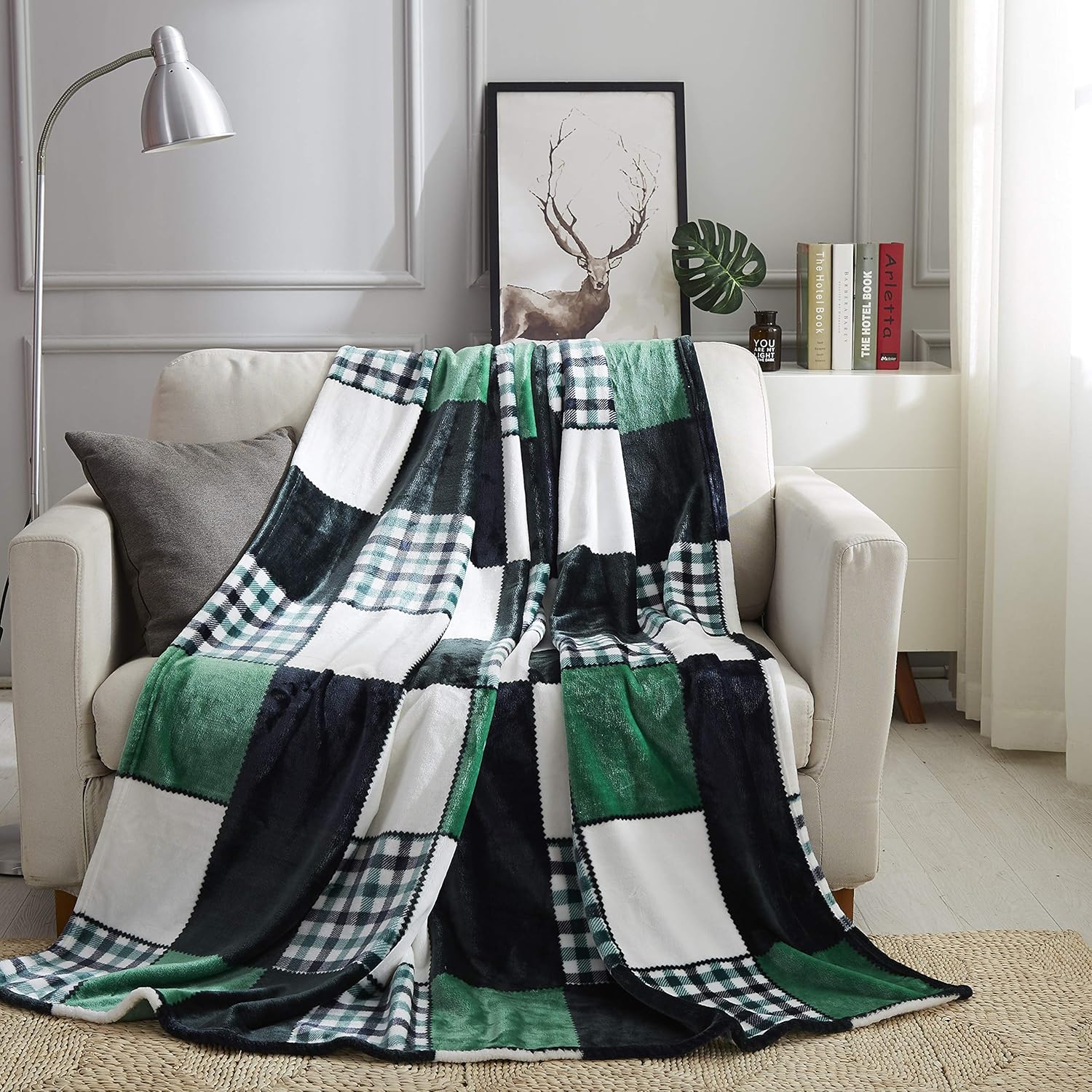 Farmhouse Black Throw Pillow — 50x60 — 90x90