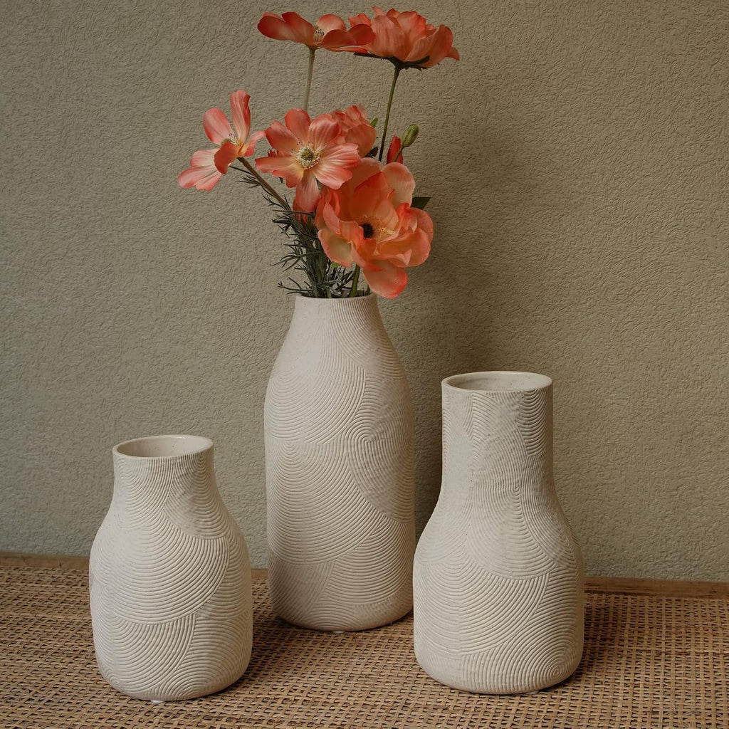 Boho Red Decorative Vase — Set of 3 - View 6