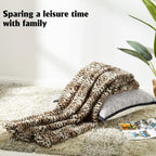 Beige Throw Pillow — 50" - View 4