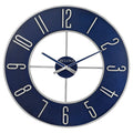 Battery Operated Modern Metal Wall Clock — 27"