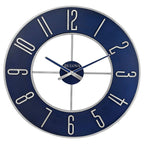 Battery Operated Modern Metal Wall Clock — 27"