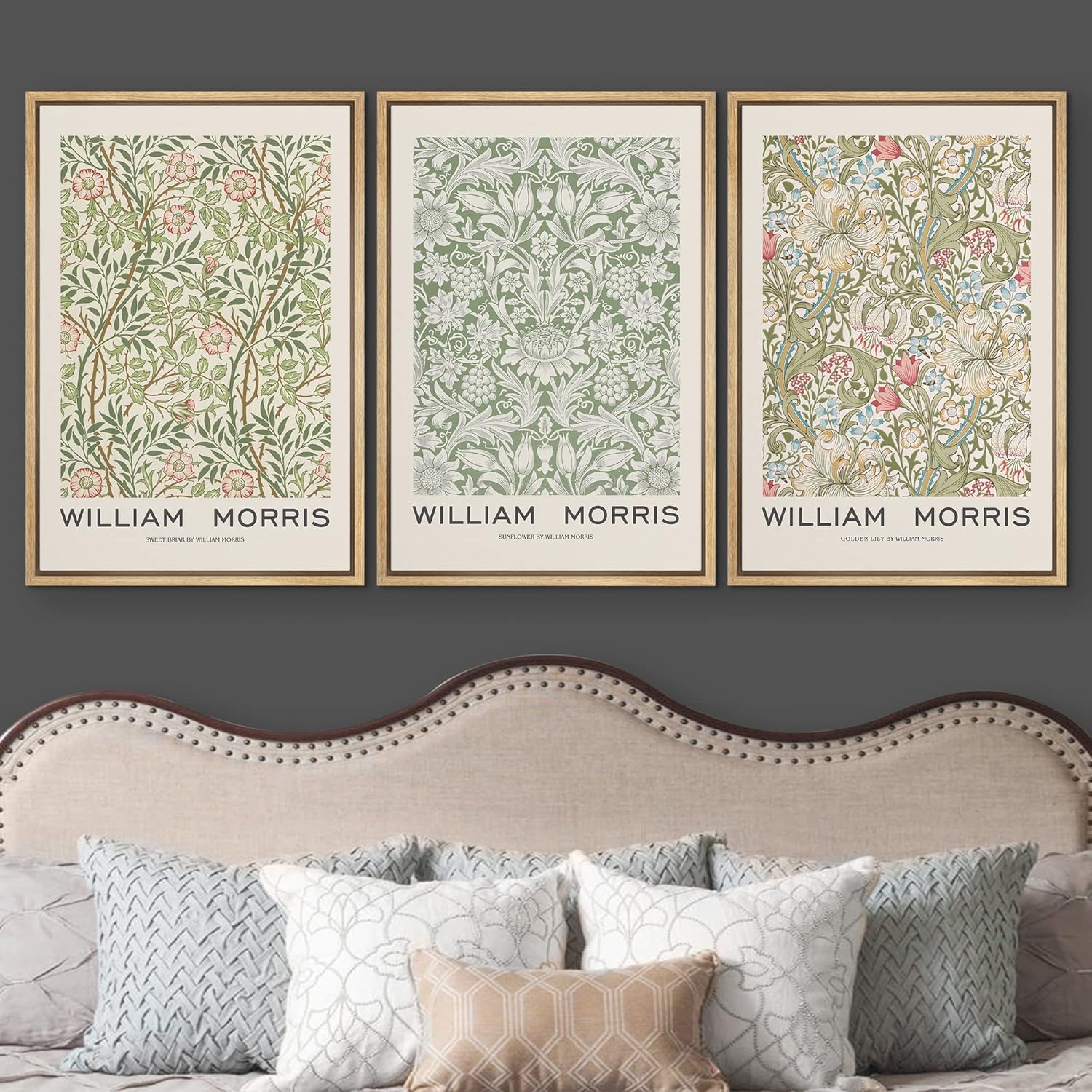 Framed Farmhouse Green Wall Art — 16" - View 3
