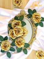 Luxe Black Artificial Flowers — 3.1" - View 2