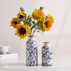 Farmhouse Black Flower Vase — 8" - View 6