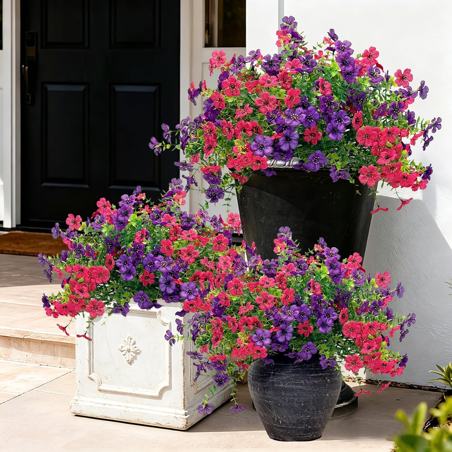Purple Artificial Plant — Mix Color