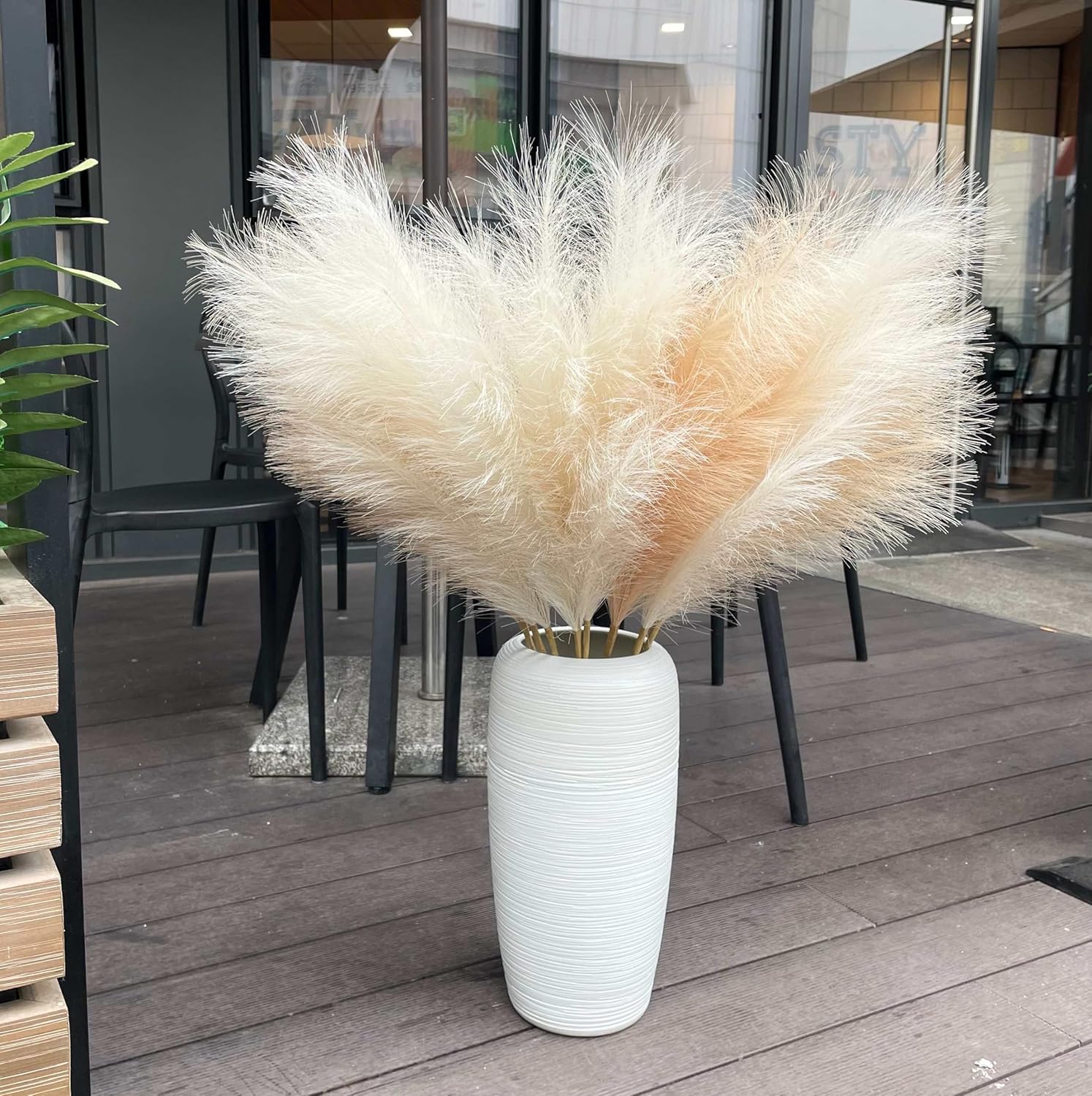 Boho Beige Artificial Plant — 38" - View 4