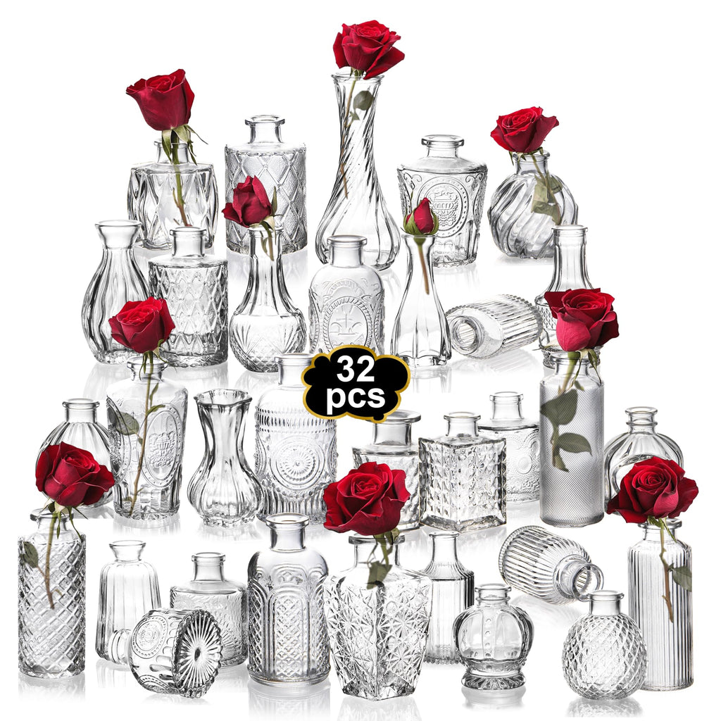 Vintage Glass Flower Vase