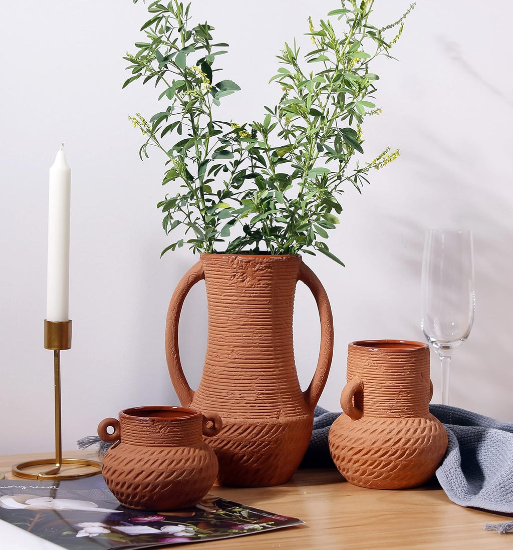 Farmhouse Orange Vase - View 3