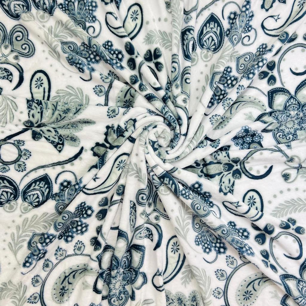 Luxe Blue Throw Pillow — 70" - View 3