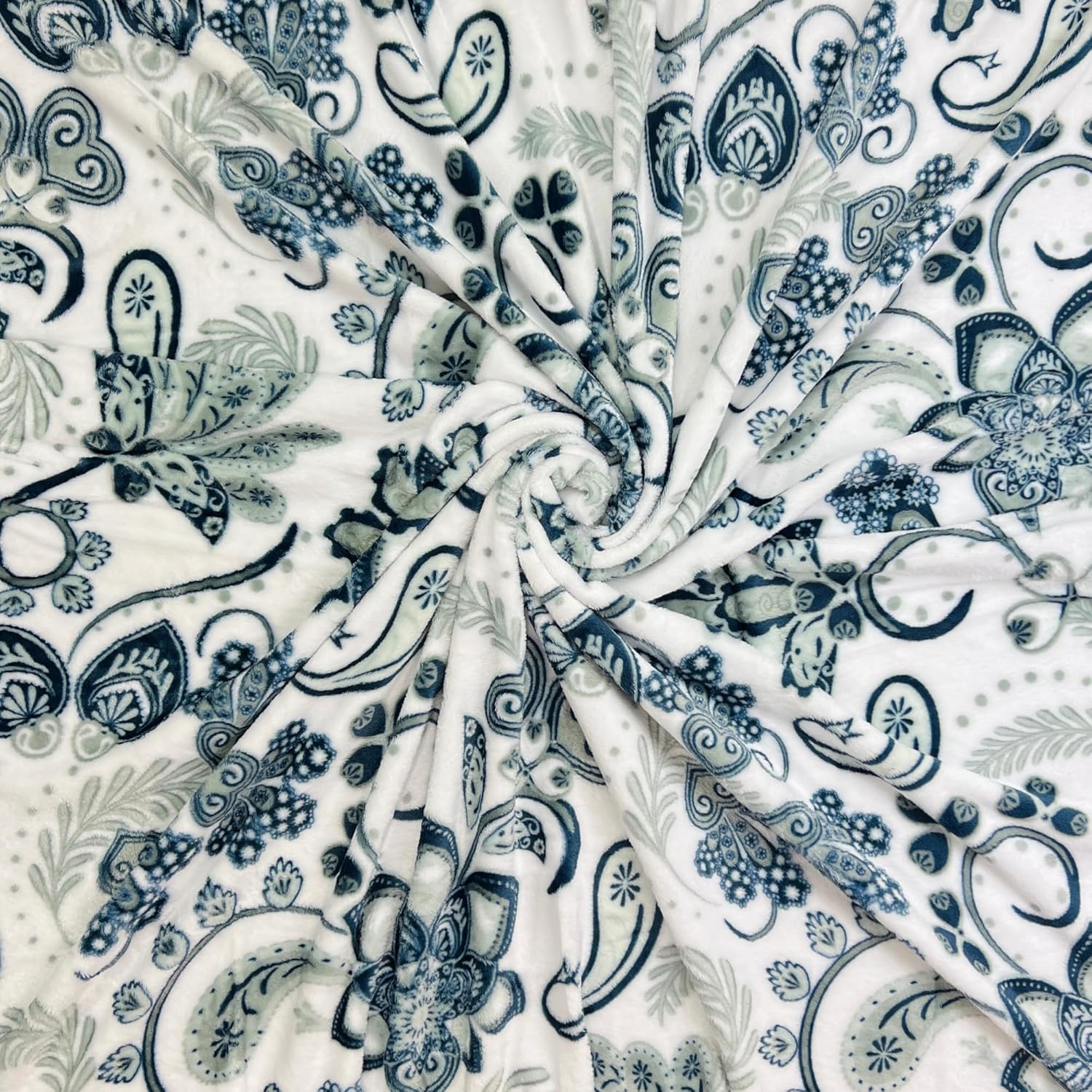 Luxe Blue Throw Pillow — 70" - View 3