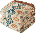 Boho Fabric Throw Pillow — 90" — H - Diamond