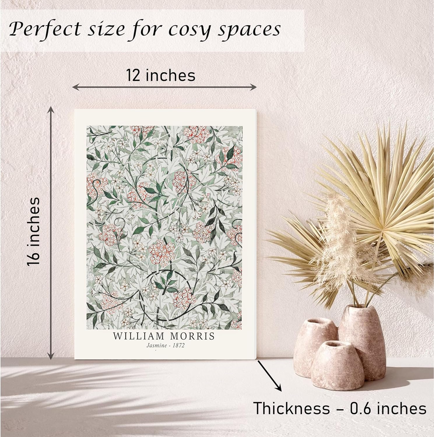 Framed Mid-Century Green Wall Art — 12" - View 5