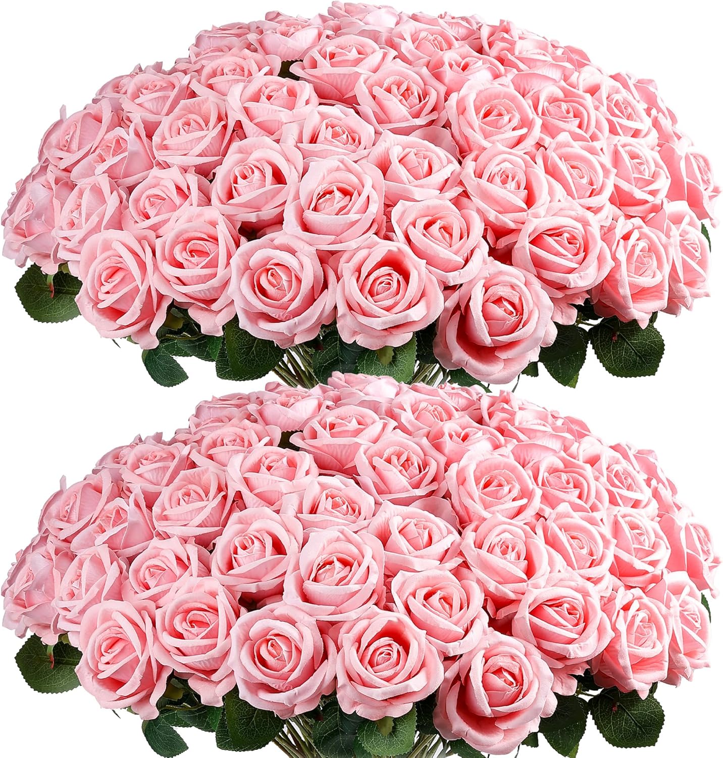 Velvet Luxe Black Artificial Flowers — Pink