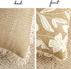Lumbar Boho Beige Throw Pillow Cover — 20" - View 8