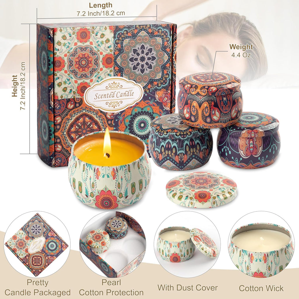 Soy Wax Wax Scented Candle - View 4