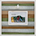 Black Candle — 4" — Brown, Green, White