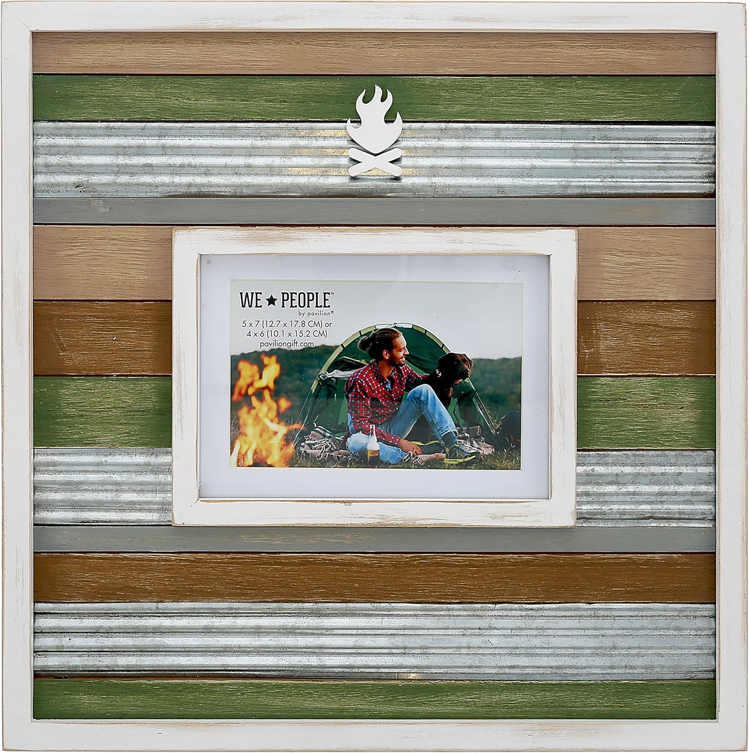 Black Candle — 4" — Brown, Green, White