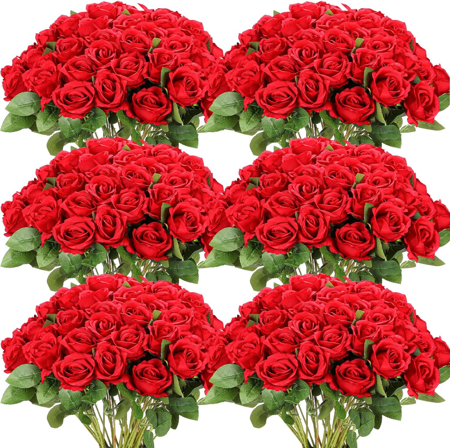 Beige Artificial Plant — Red