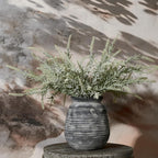 Farmhouse Beige Flower Vase — 3" - View 7