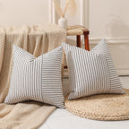 Boho Beige Throw Pillow — 18" - View 2