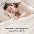 Luxe Beige Throw Pillow — 50" - View 4
