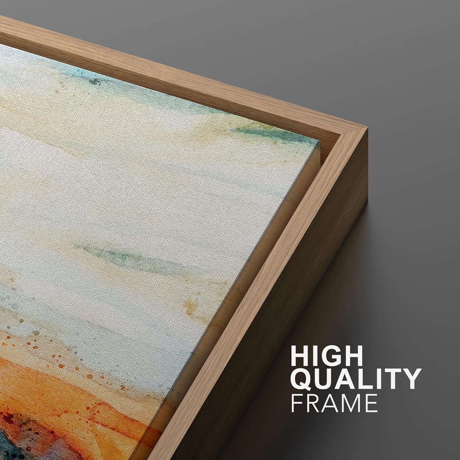 Framed Modern Fabric Wall Art — 24" - View 5