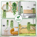 Boho Black Artificial Plant - View 5