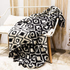 Knit Boho Fabric Throw Pillow — 60" - View 7