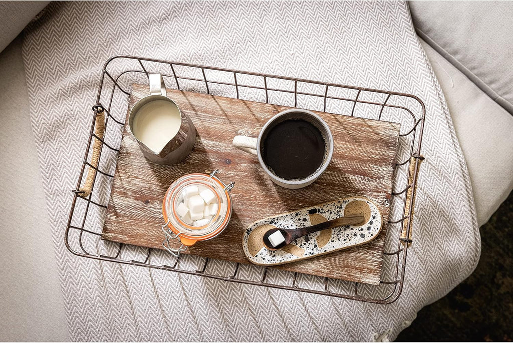 Farmhouse Wood Basket - View 7