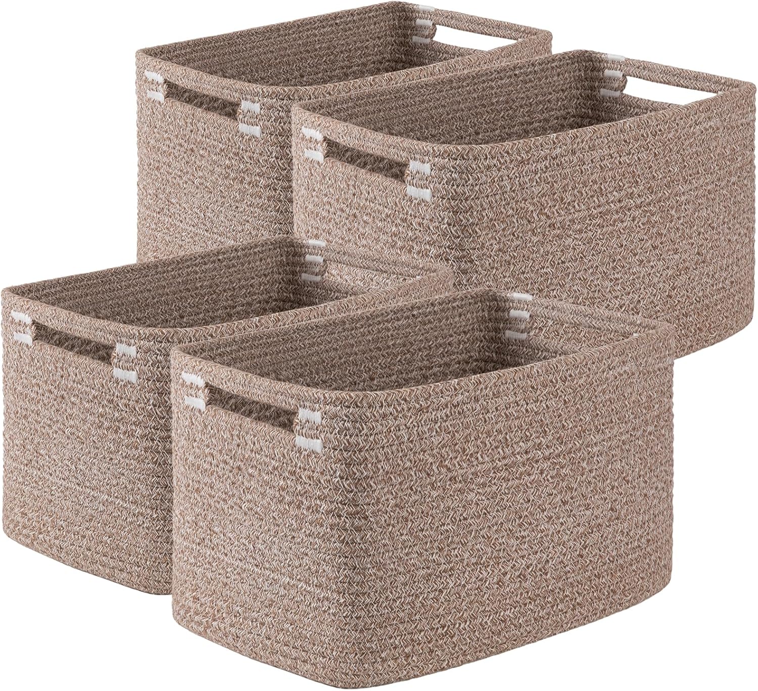 Boho Beige Vase — 12.7" — Linen Brown