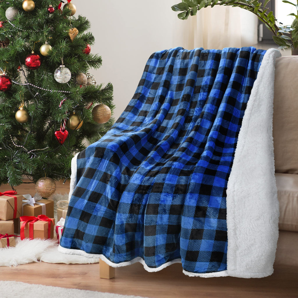 Blue Throw Pillow — 50"