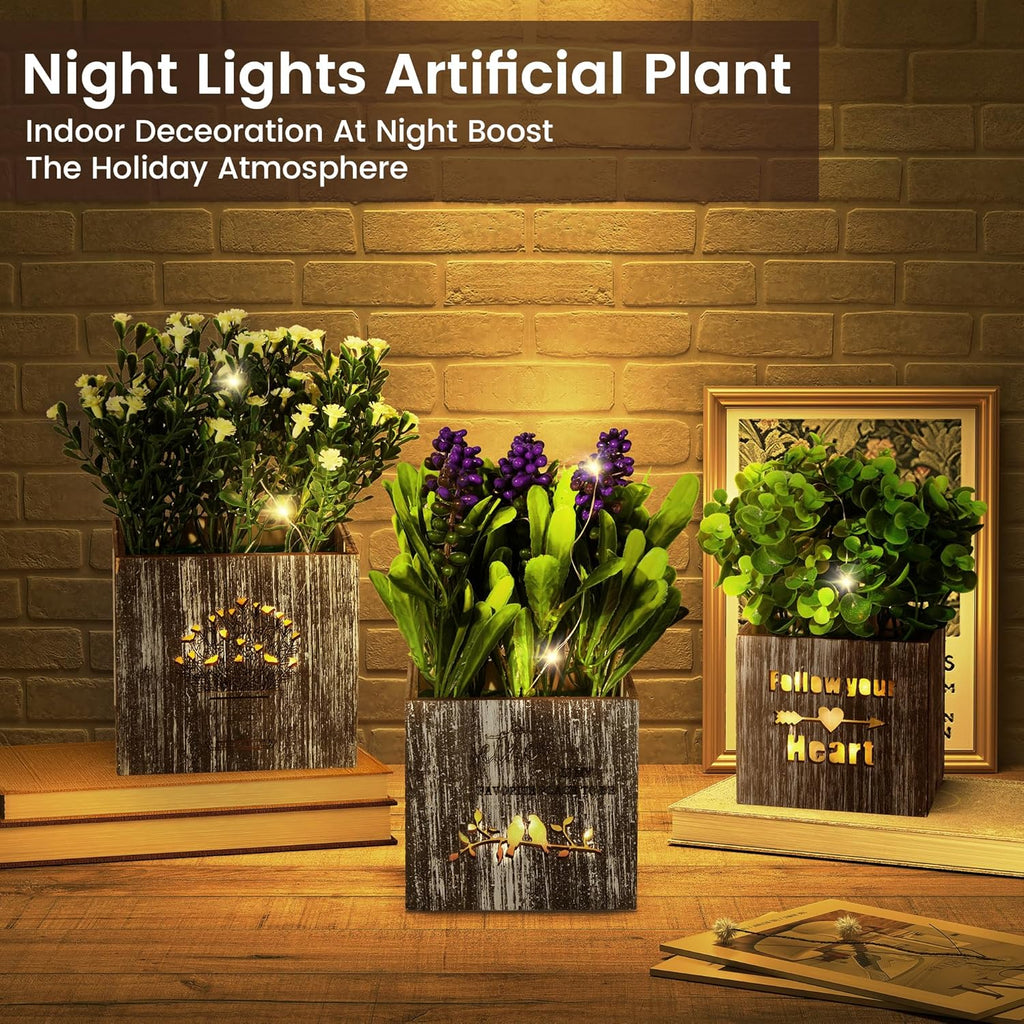 Purple Artificial Plant - View 6