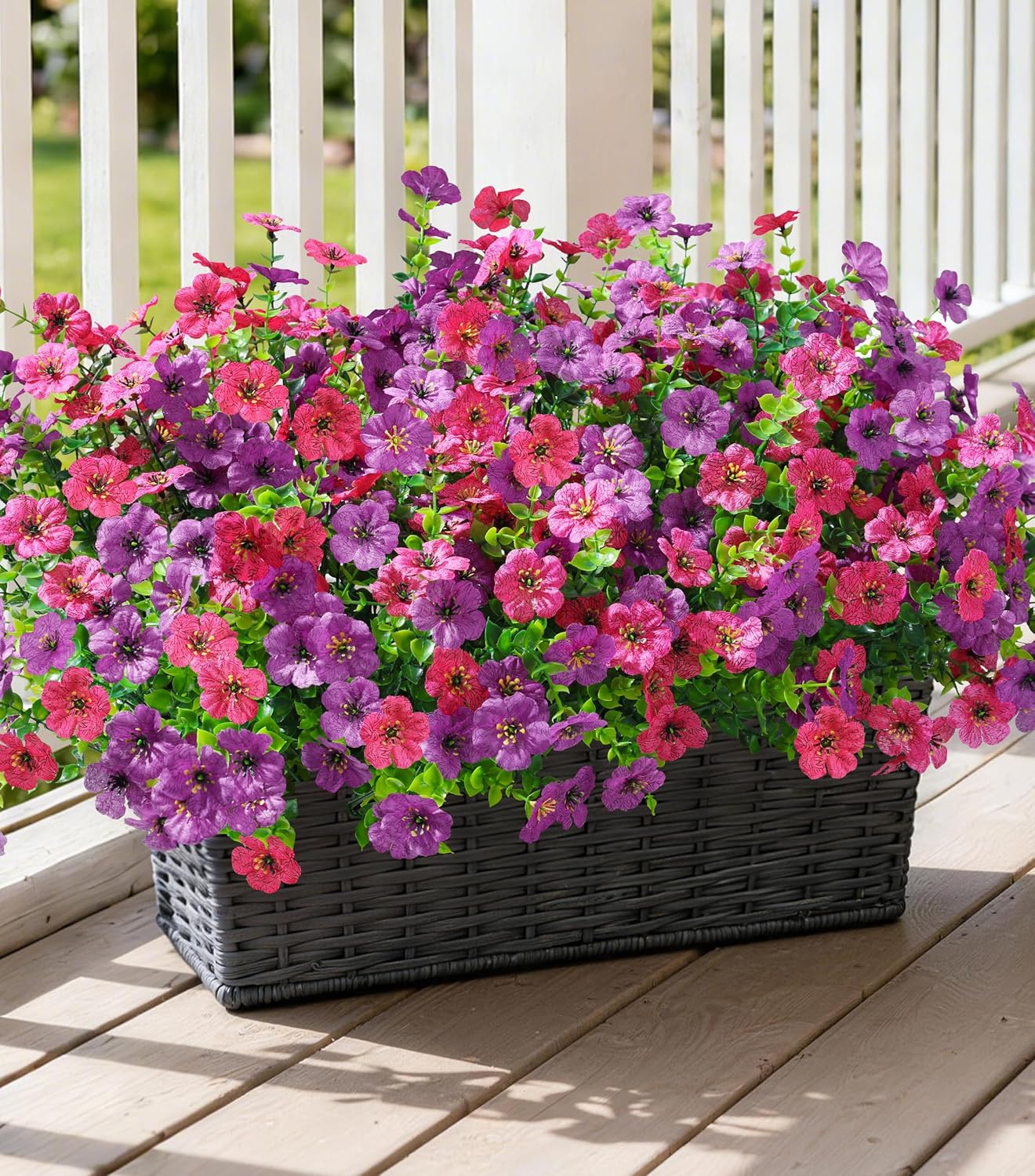 Pink Artificial Flowers — Purple Rose Mixed