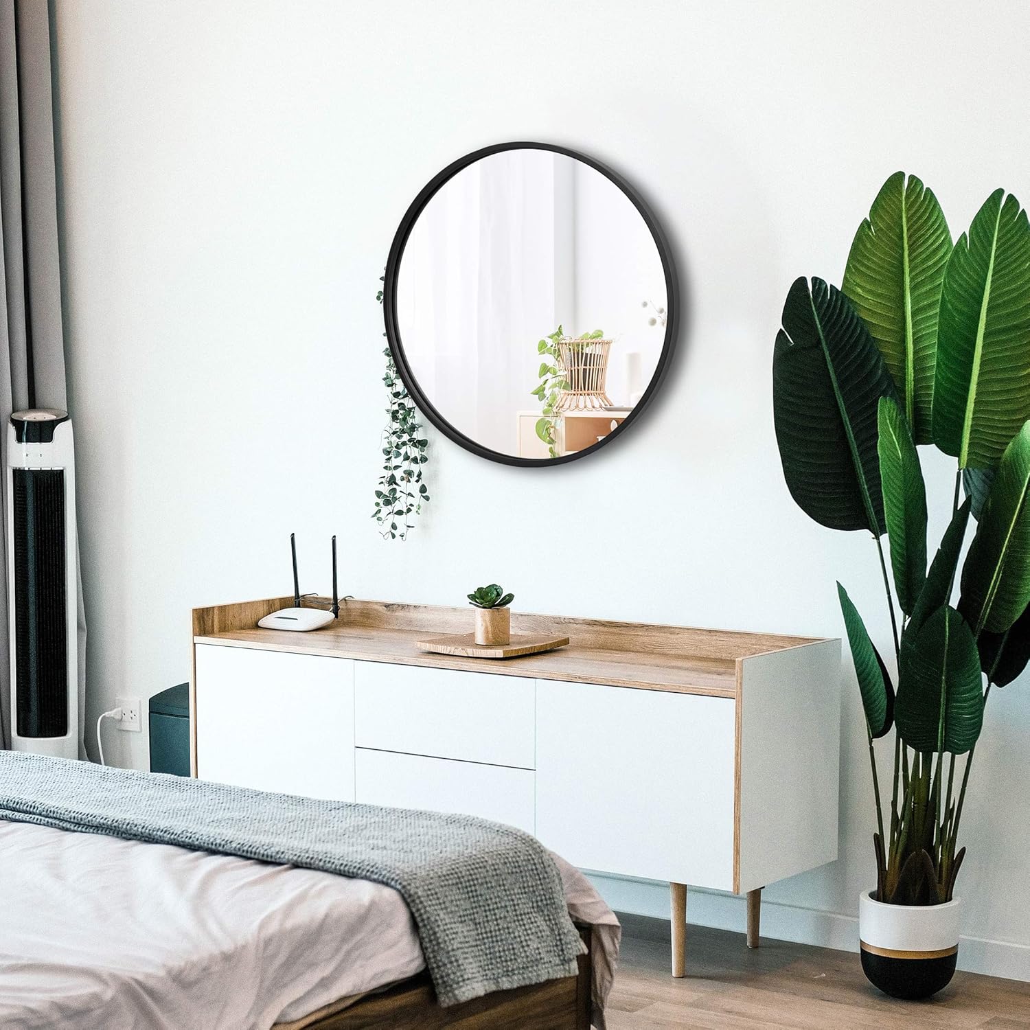Metal Round Mirror — 18" - View 2