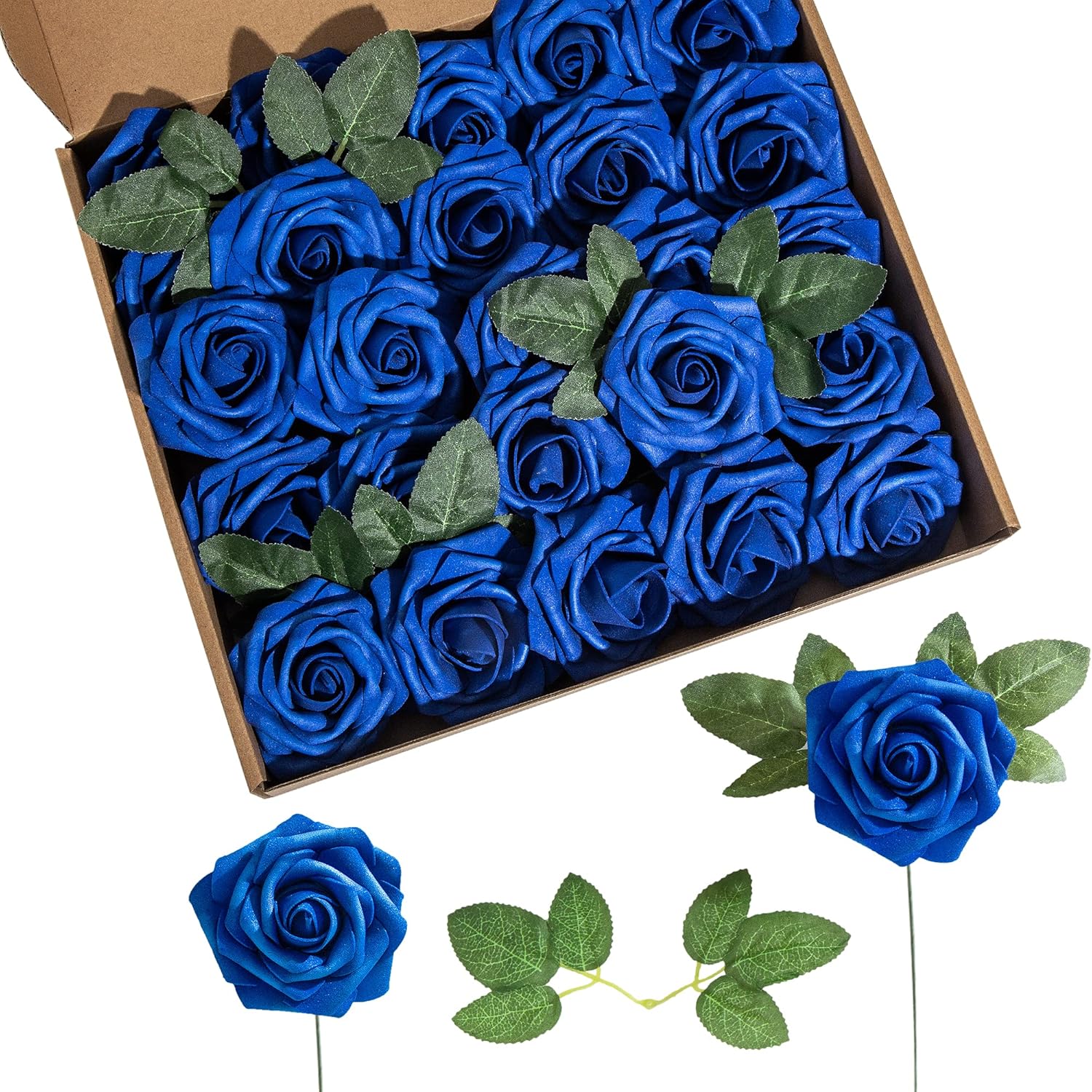 Black Artificial Plant — Royal Blue