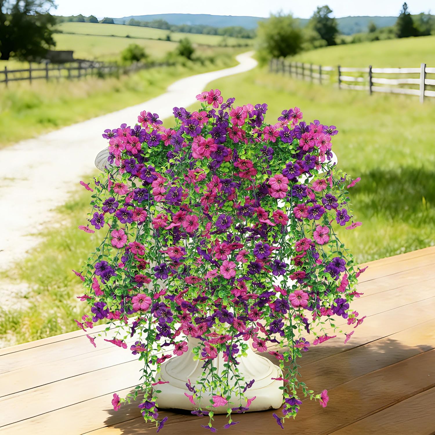 Purple Artificial Plant - View 9