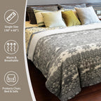 Grey Throw Pillow — 60" - View 3