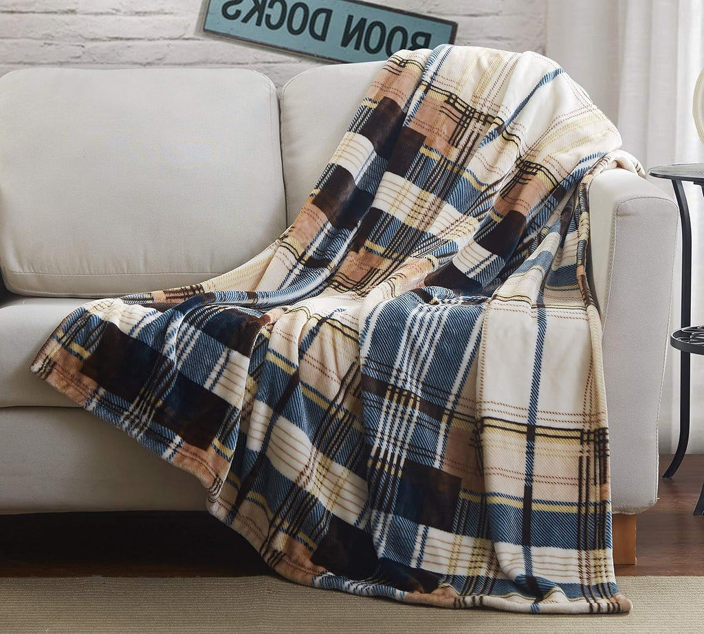 Farmhouse Beige Throw Pillow — 50x60 - View 5