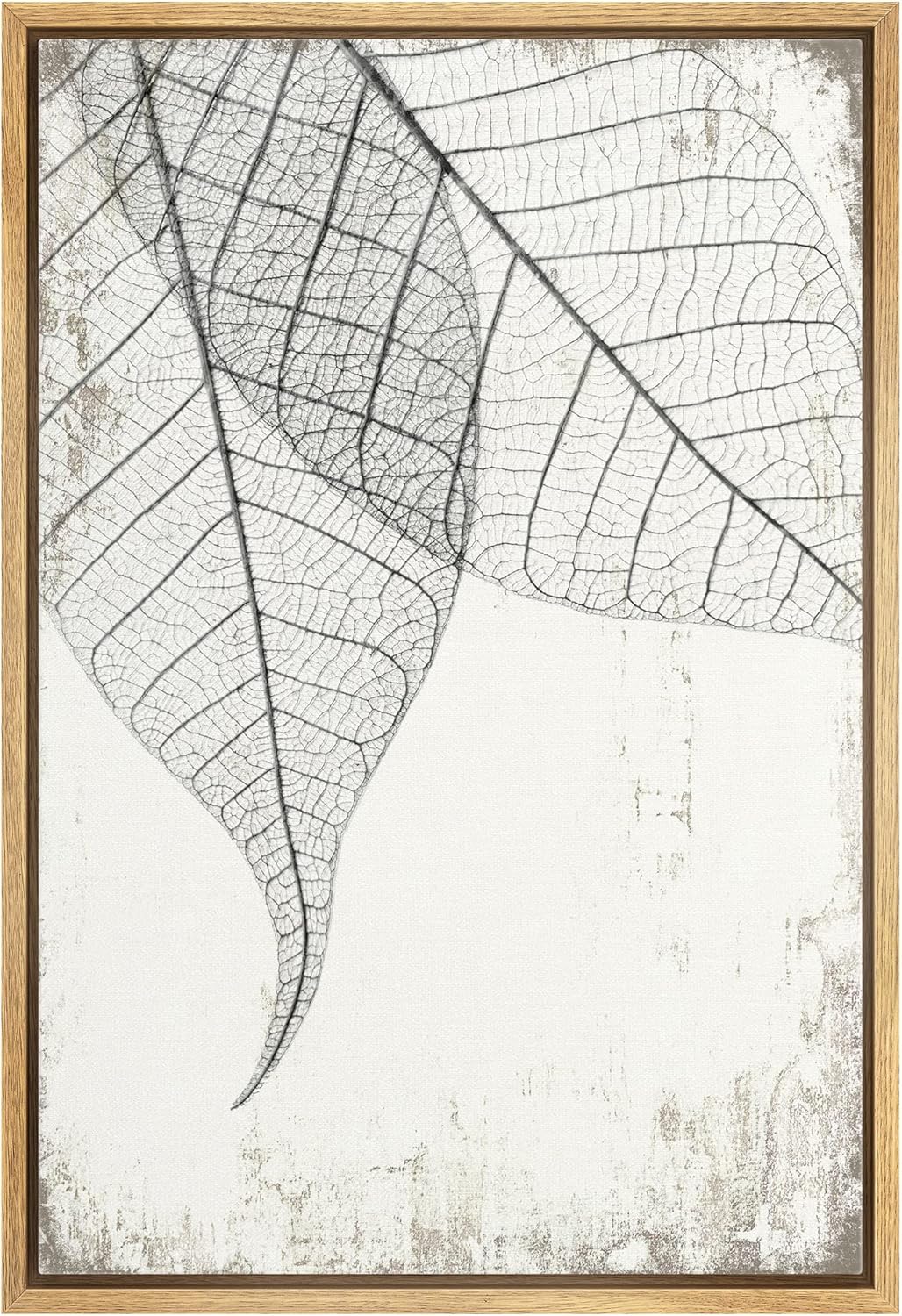 Framed Farmhouse Beige Wall Art — 16" — 36"L x 24"W