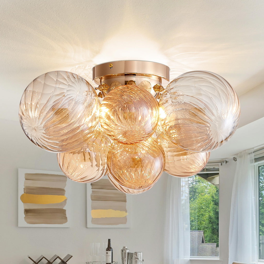 Luxe Gold Chandelier — 4-Light