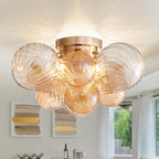 Luxe Gold Chandelier — 4-Light