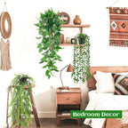 Boho Black Artificial Plant - View 2